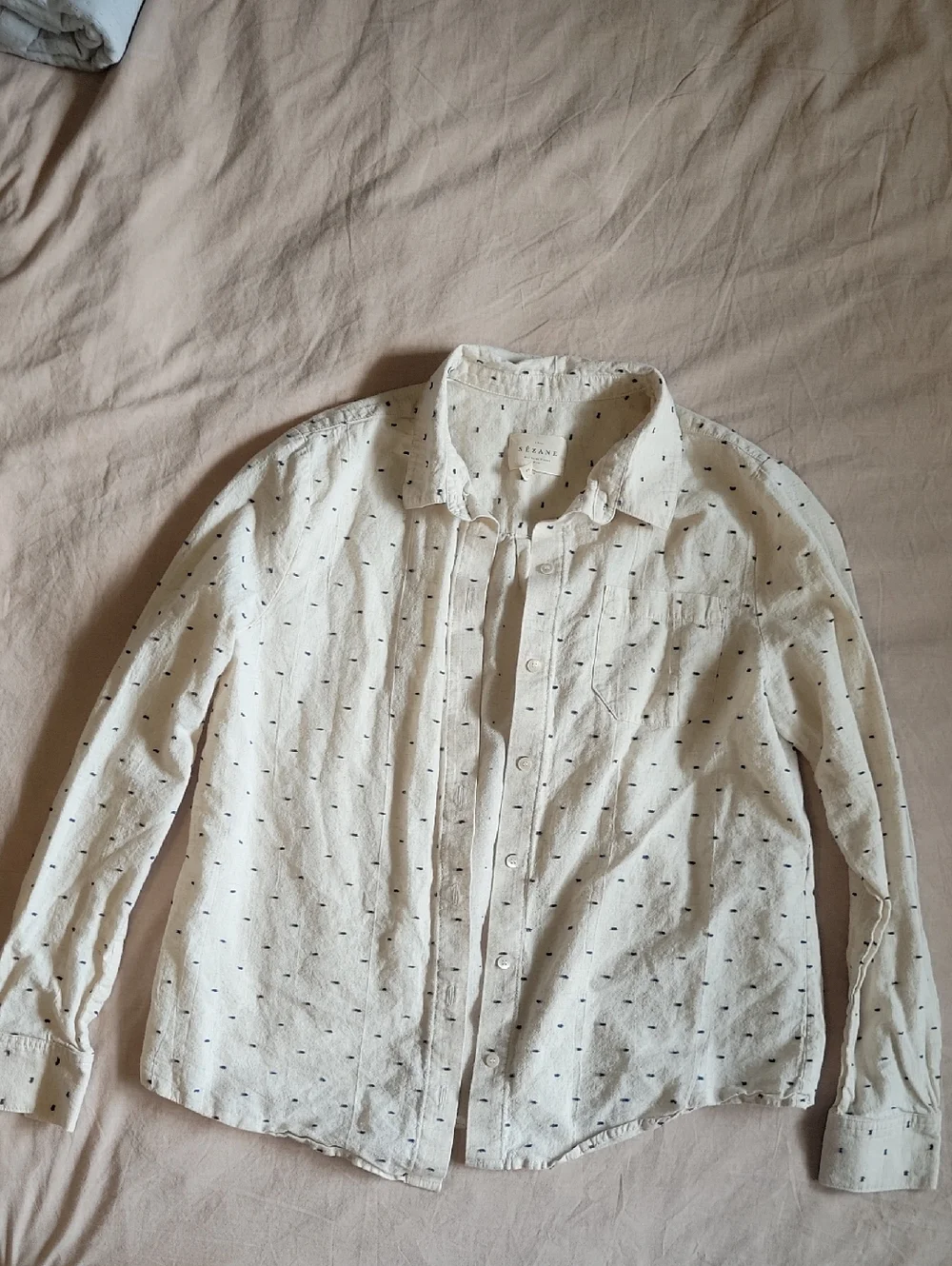 SEZANE Women's Tomboy Shirt Top - Picture 2 of 4
